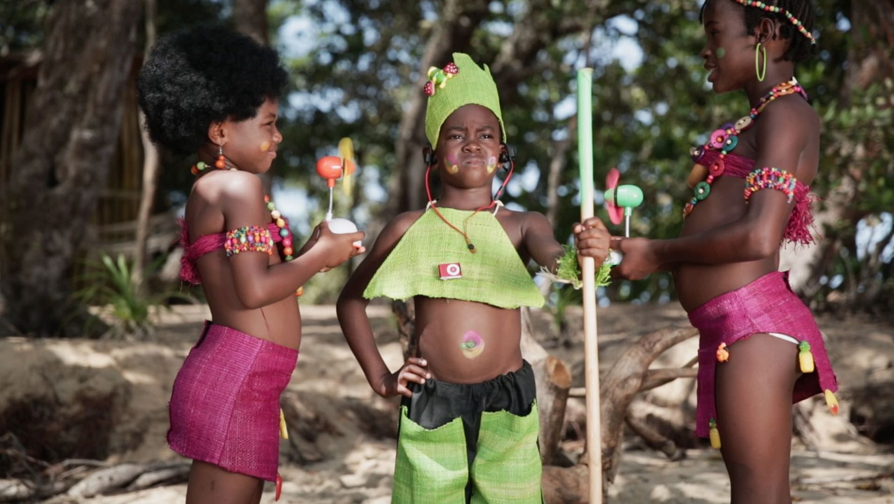 Tournage d'un spot publicitaire avec des enfants